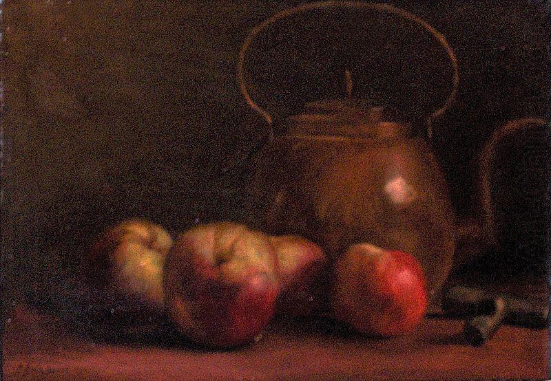 Still life with apples, unknow artist